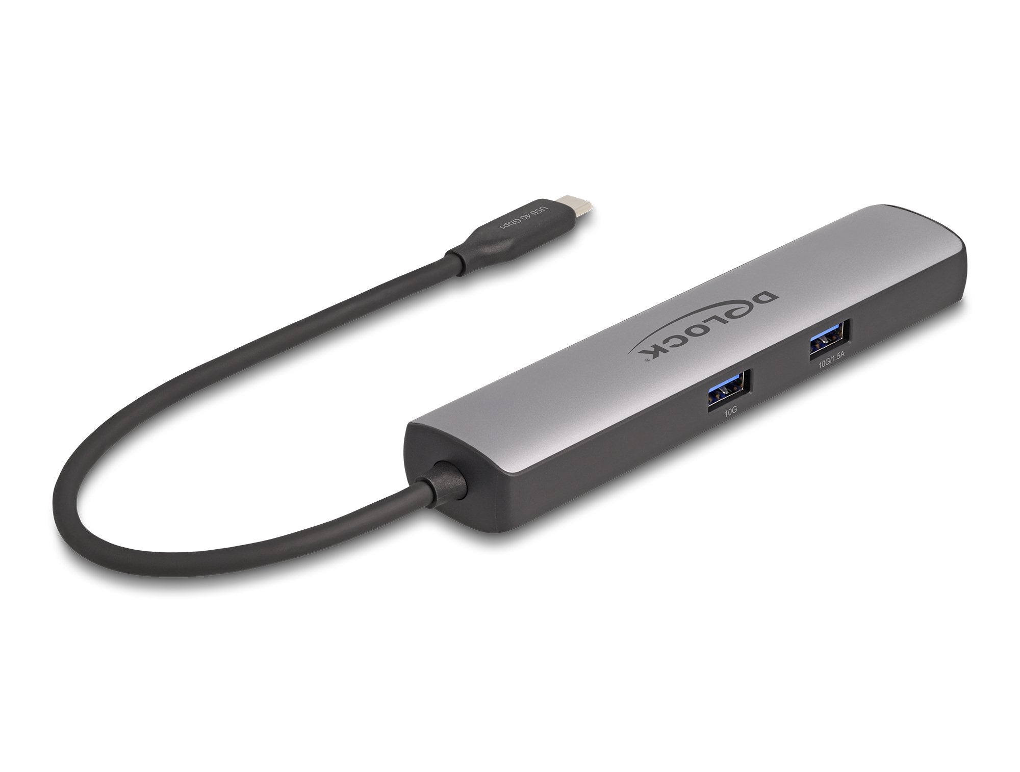 EAN 4043619878659 - DeLOCK 87865 base para portátil y replicador de puertos Alámbrico USB 3.2 Gen 2 (3.1 Gen 2) Type-C Negro, imagen 2