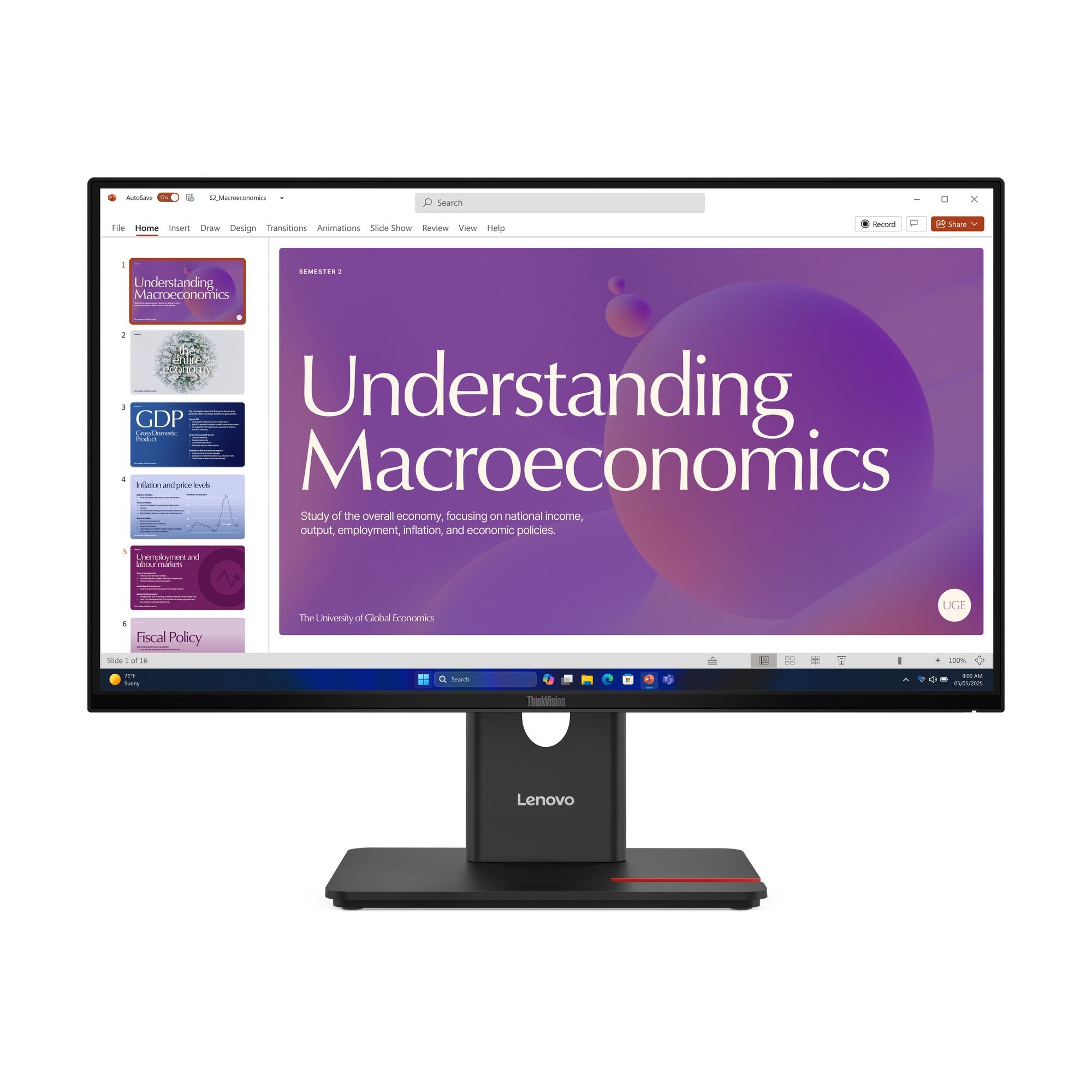 Lenovo Thinkvision T24d-40 Monitor Led 24" (23.8" Visible) 1920 X 1080 Full Hd (1080p) @ 120 Hz Ips 250 Cd/M² 1500:1 4 Ms Hdmi Displayport Usb-C Altavoces Negro Eclipse