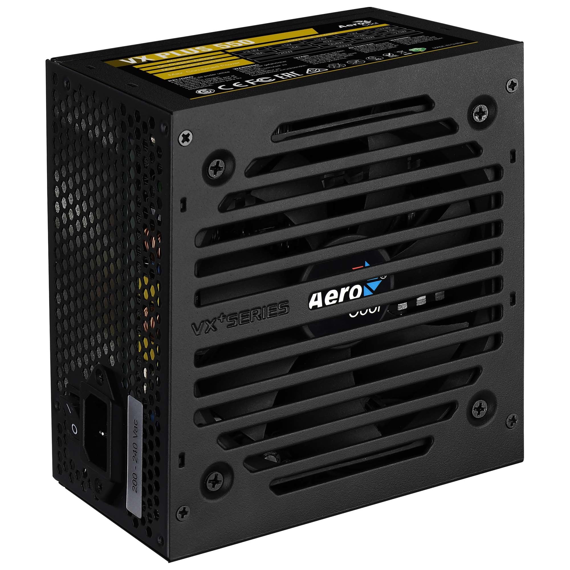 EAN 4718009151918 - Aerocool VX PLUS 550 unidad de fuente de alimentación 550 W 20+4 pin ATX ATX Negro imagen 2