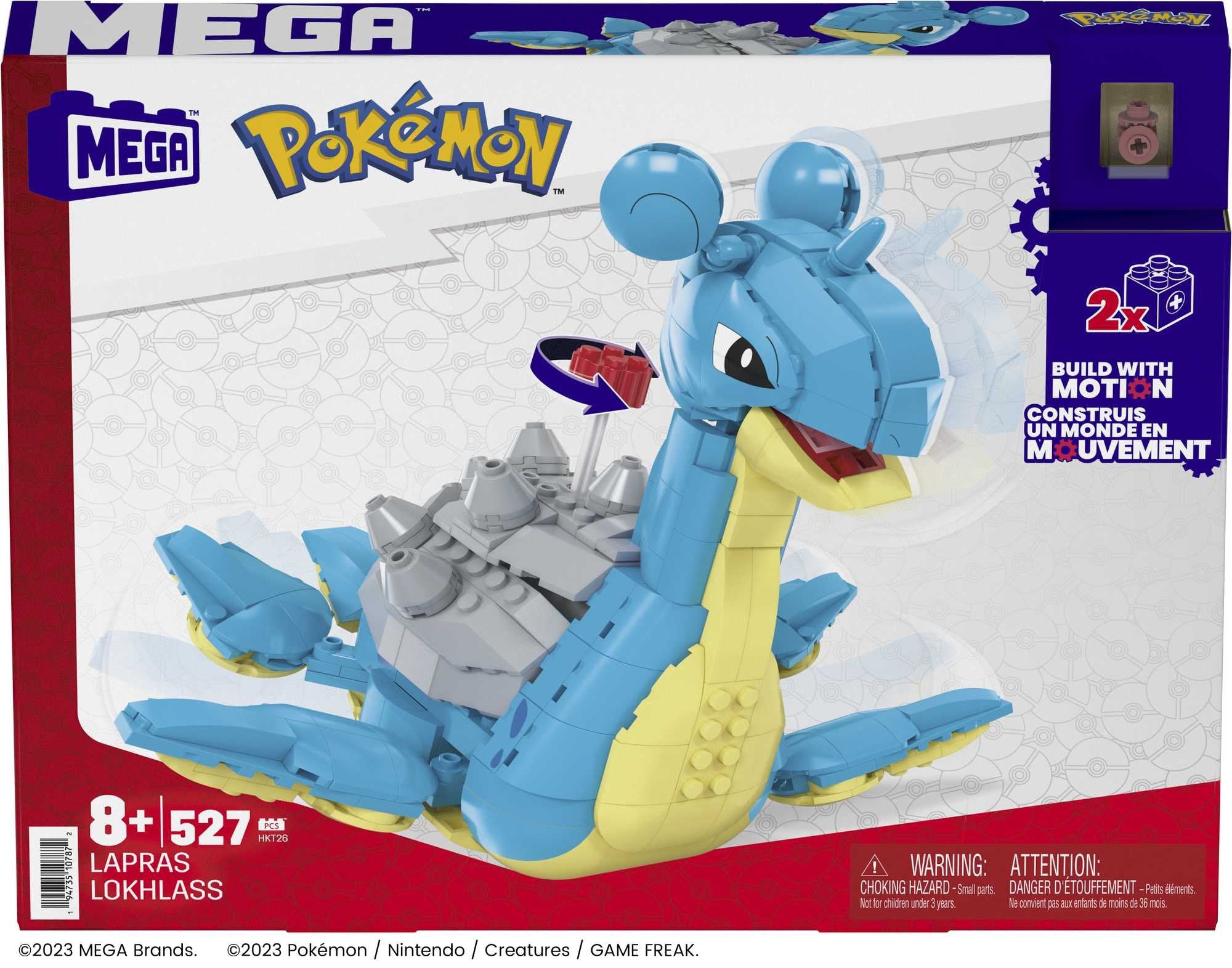 Lapras Mega Construx 527 Piezas Pokemon