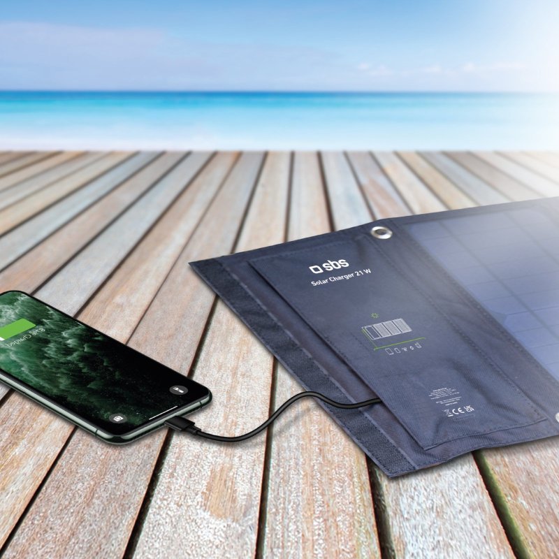 Sbs Tesolarchg21w Placa Solar 21 W