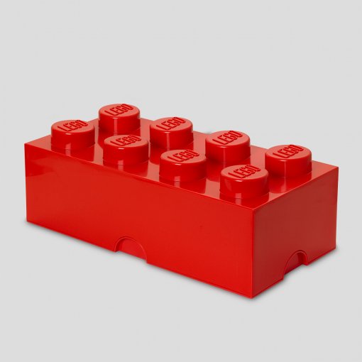Room Copenhagen 4004 Rojo Cajas De Juguetes Y De Almacenamiento, Caja De Depósito Rojo, Rojo, Polipropileno (Pp), 500 Mm, 180 Mm, 250 Mm