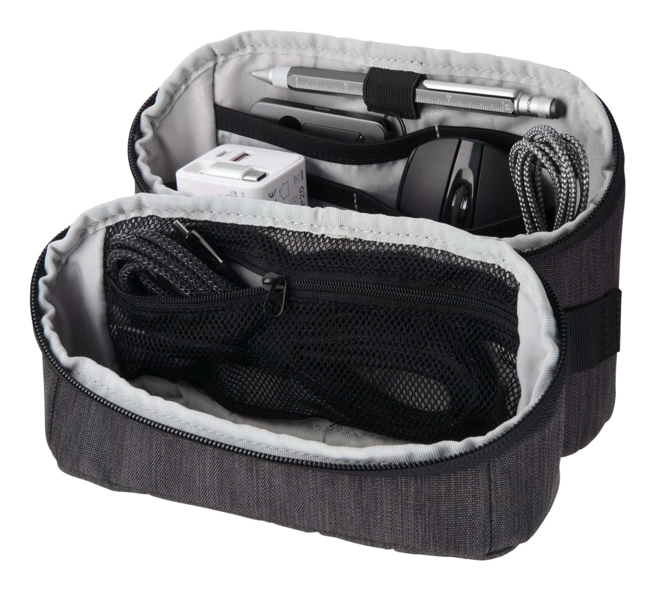 EAN 4024023022470 - TROIKA BBG72 Bolsa de almacenamiento Rectangular Poliéster Antracita, Negro imagen 3