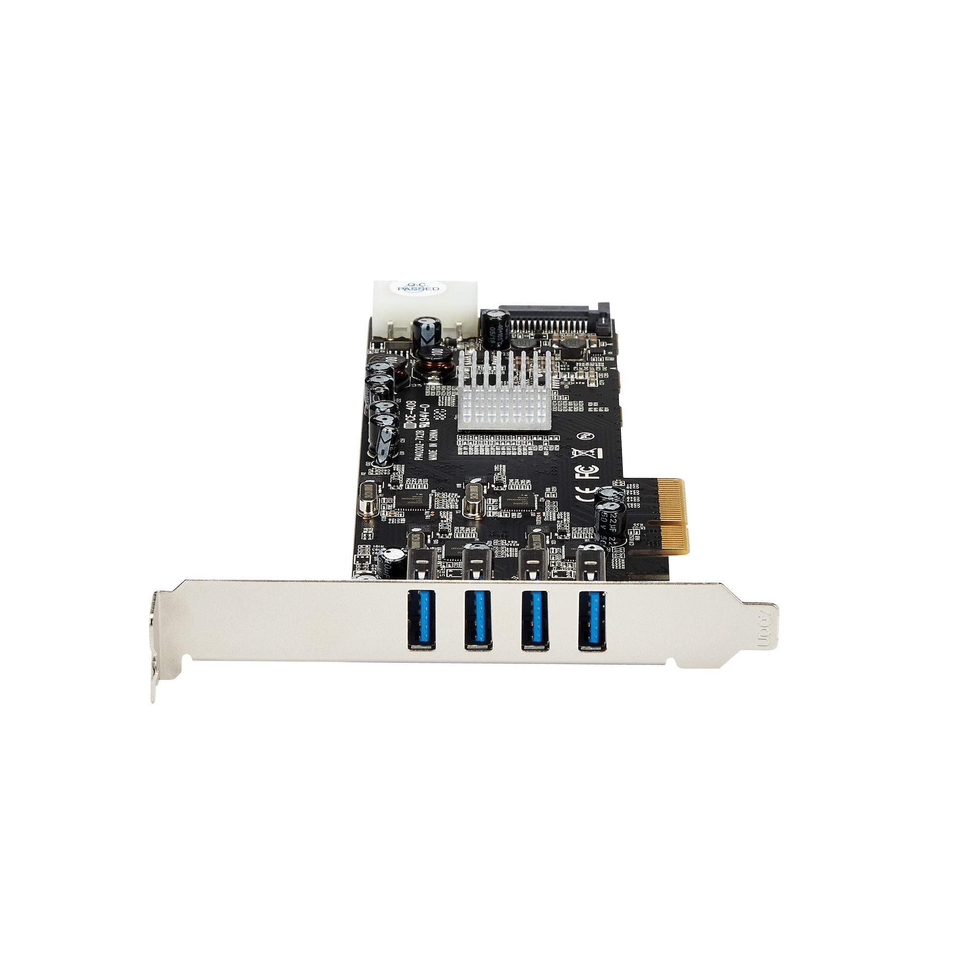 Startech Tarjeta Pci Express 4 Puertos Usb 3.0 Uasp 2 Canales De 5gbps Pexusb3s44v