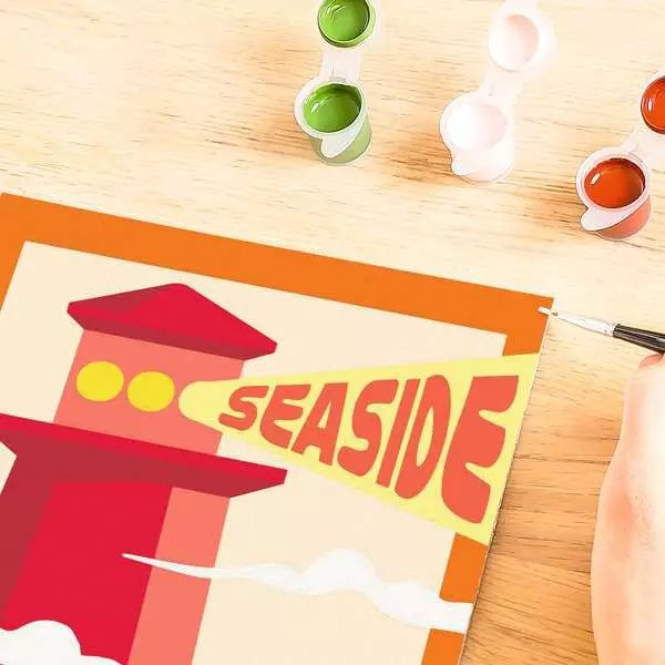 Ravensburger Creart - Lighthouse By The Sea, Pintura 23899