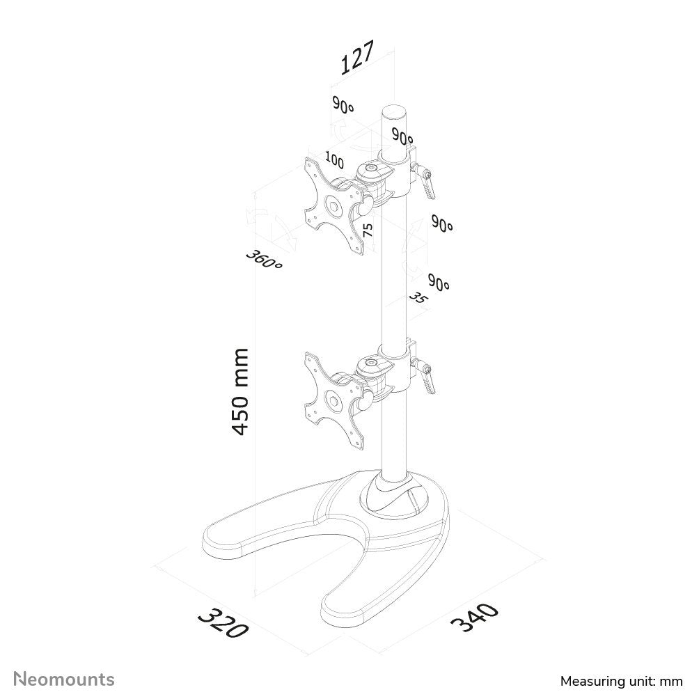 Newstar Soporte De Escritorio Para Monitor