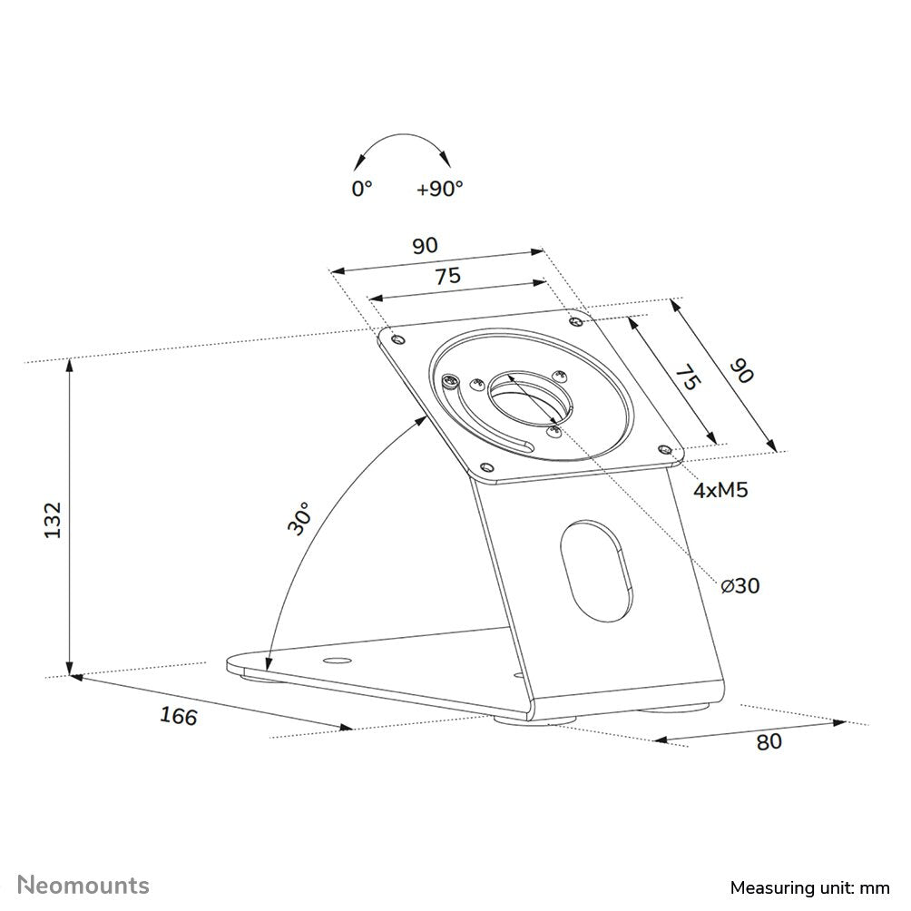 EAN 8721246340379 - Neomounts DS15-629BL1 accesorio o pieza de recambio para tableta Soporte para tableta imagen 11