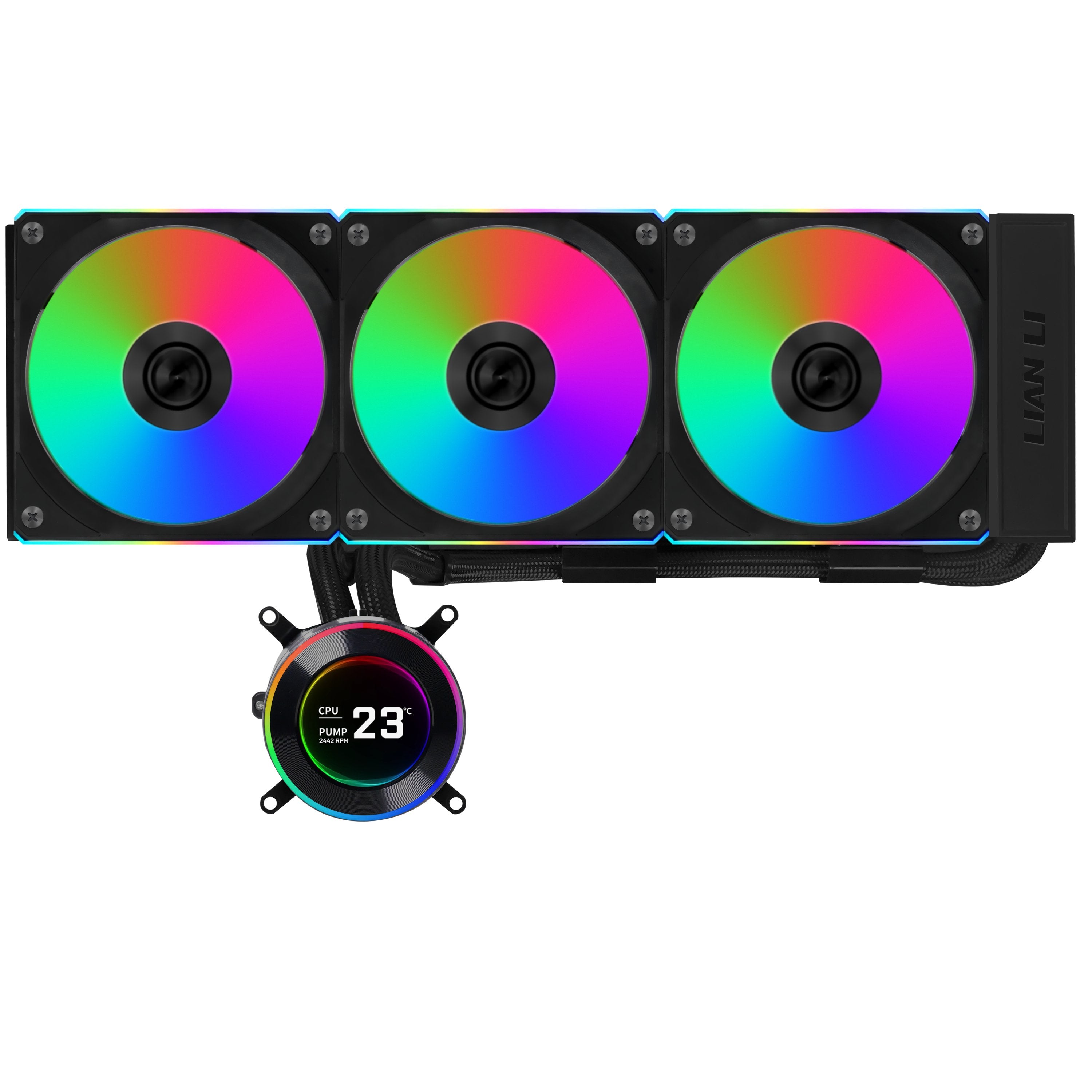 EAN 4718466017994 - Lian Li GA II Hydroshift II LCD-C 360CL Procesador Sistema de refrigeración líquida todo en uno 12 cm Neg imagen 1