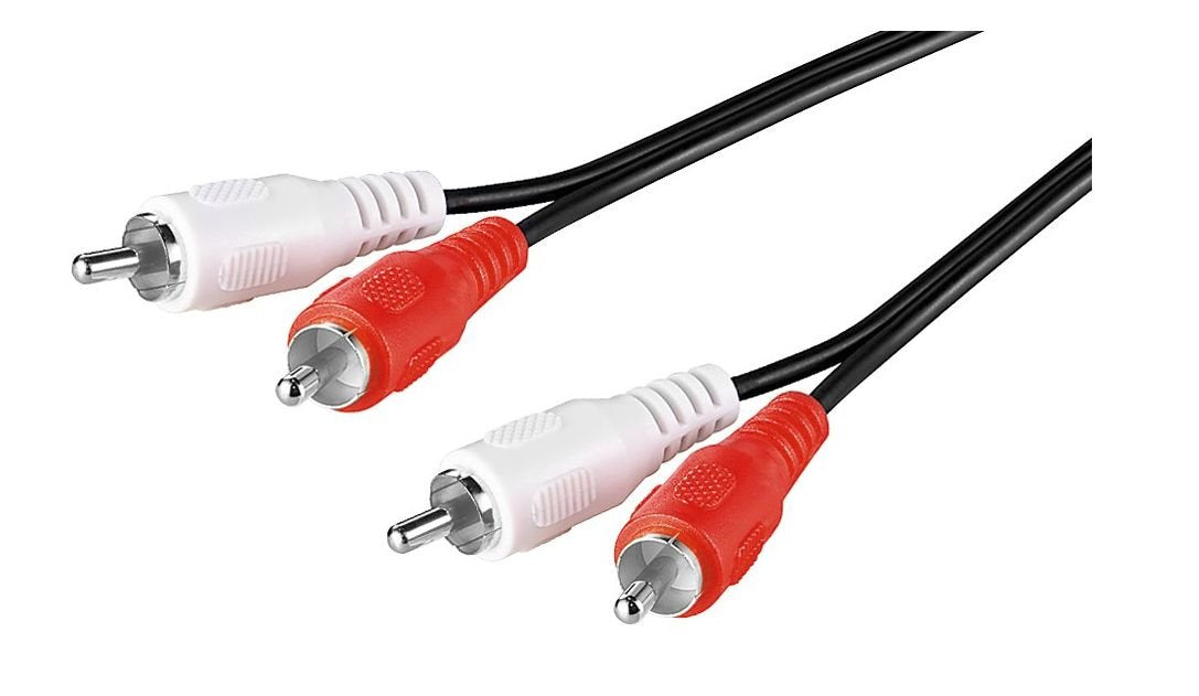 Stereo Rca Cable, 2.5 Meter Stereo Rca Cable 2 X Rca Male