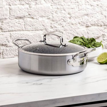 Greenpan Sartén + Tapa De Acero Inoxidable 26cm Cc003820-001