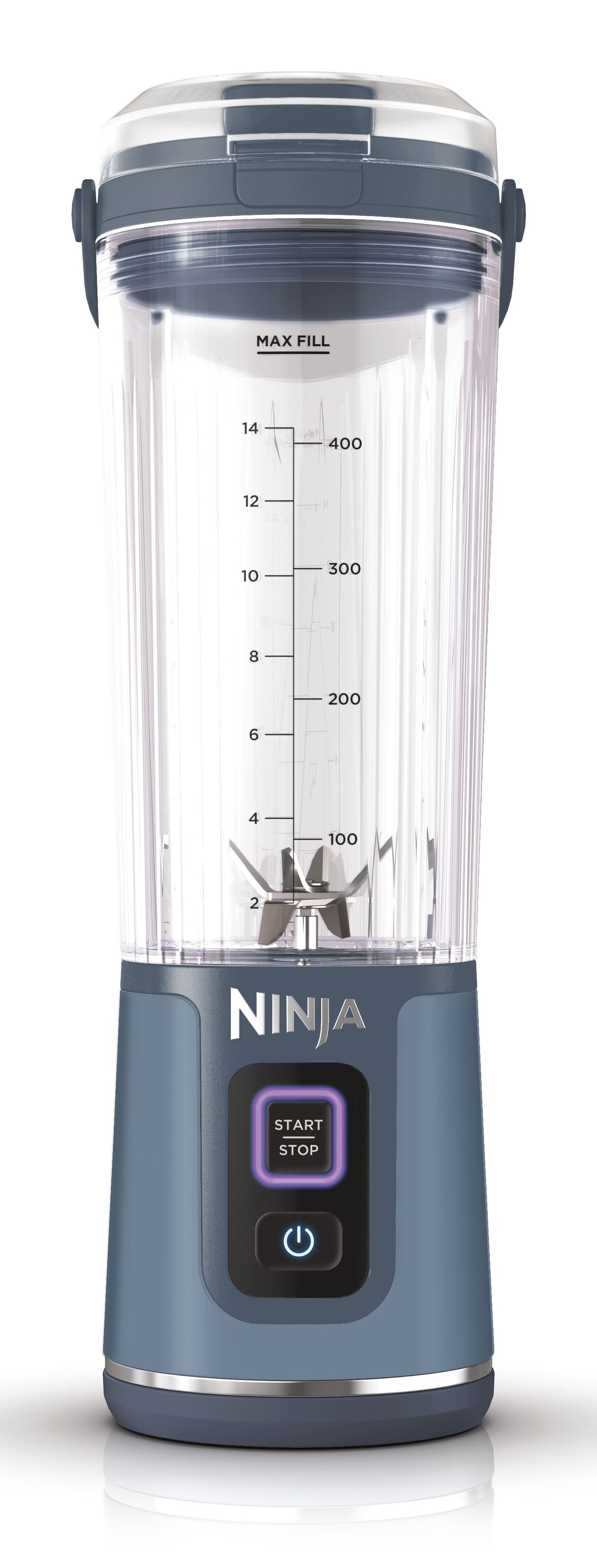 EAN 0622356310246 - Ninja BC251EUNV licuadora 0,57 L Batidora de vaso portátil Azul, Transparente imagen 1