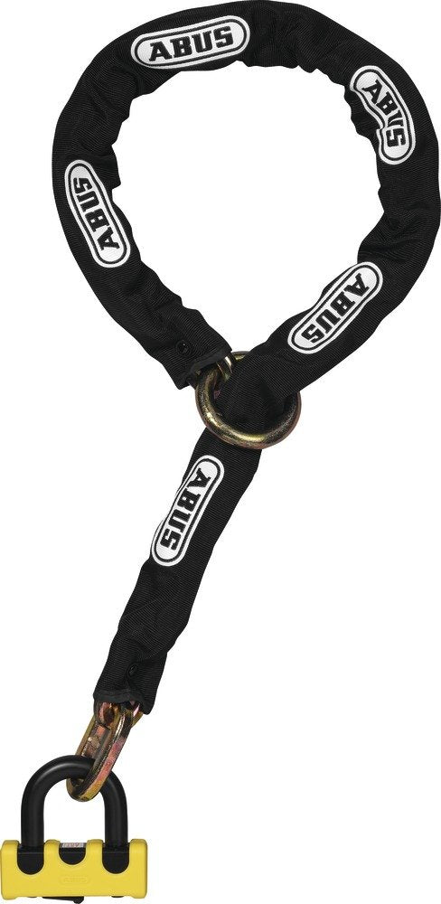Abus 58241 Candado Para Bicicleta Negro, Amarillo 1200 Mm Candado Con Cadena