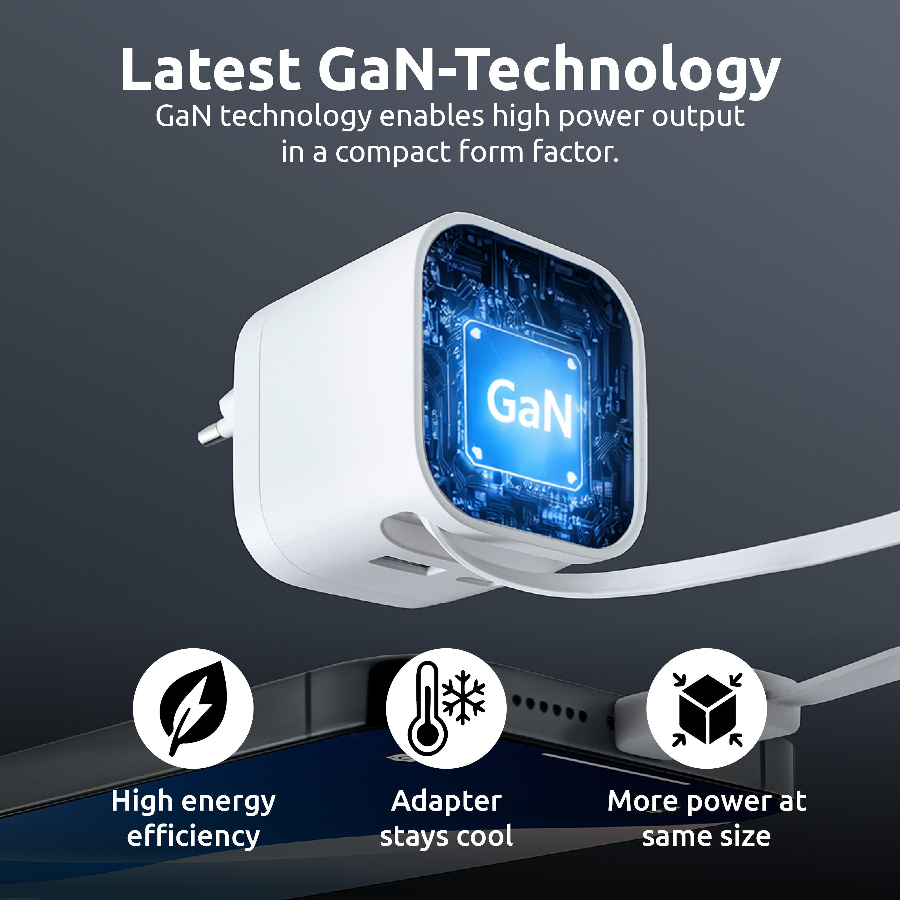 Intenso Compact Fam Charger 65w Usb-C Usb-A Blanco