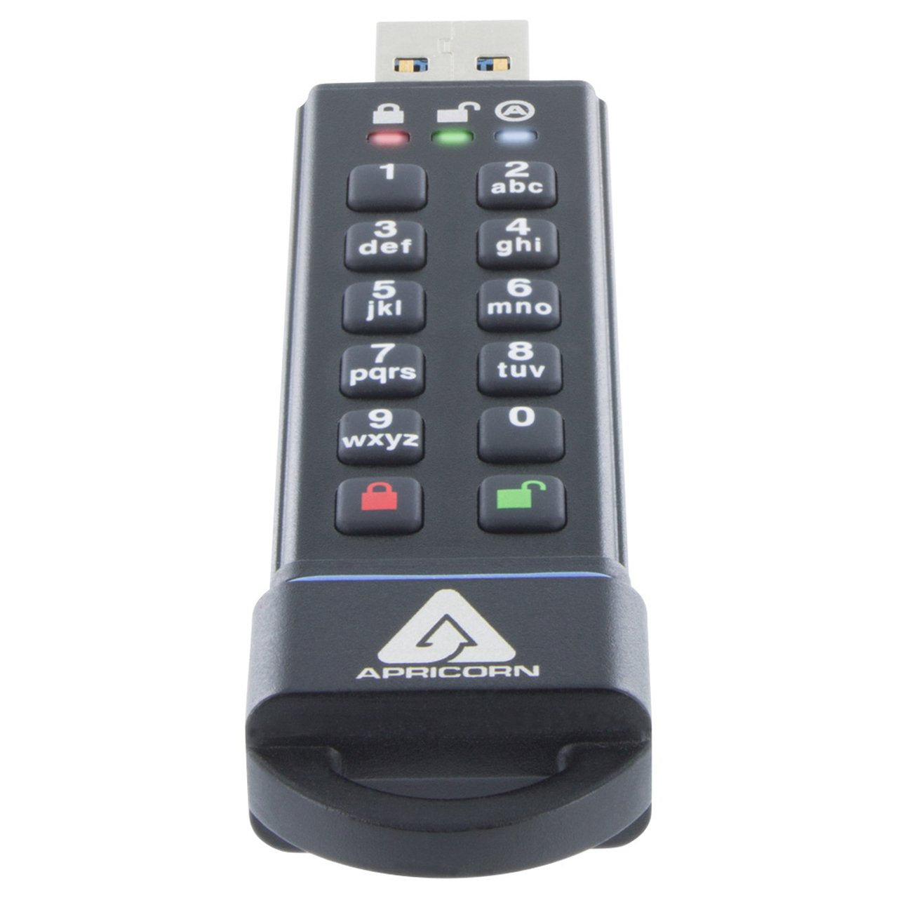 Pendrive Apricorn Usb 3.0 480gb Securekey 256bit Aes-Xts, Ip58,