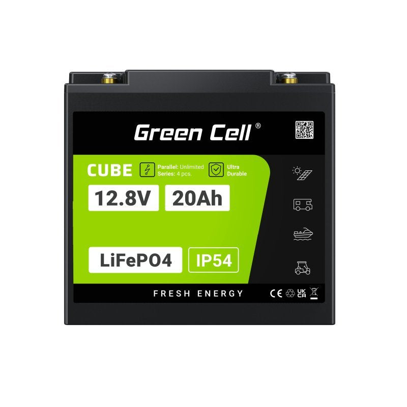 EAN 5904326374874 - Green Cell LFPGC12V20AH batería para sistema ups Fosfato de hierro-litio (LiFePo4) 12,8 V 20 Ah imagen 11