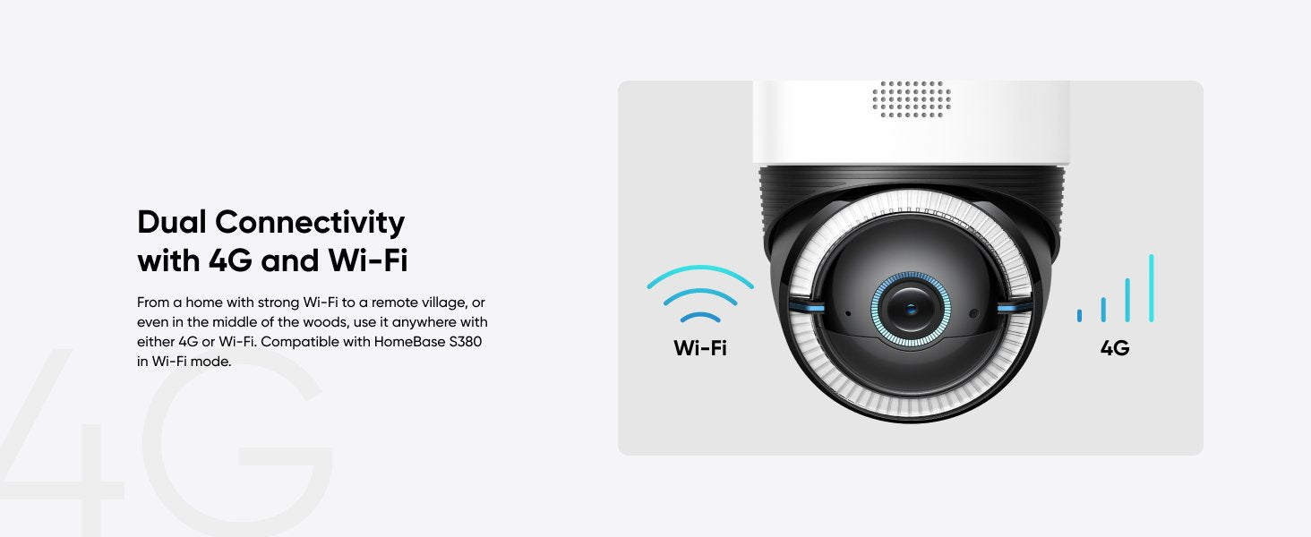 Wrl Camera S330 4g Lte/White T86p2321 Eufy