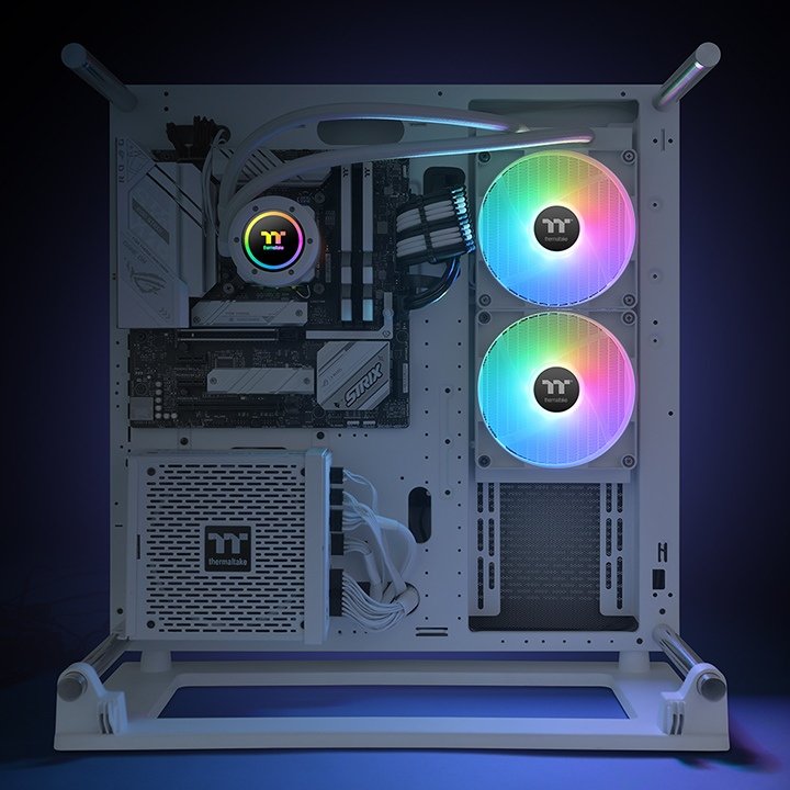 Refrigeración Thermaltake Th280 V2 Argb Sync All-In-One Liquid Cooler Snow Edition, Blanco