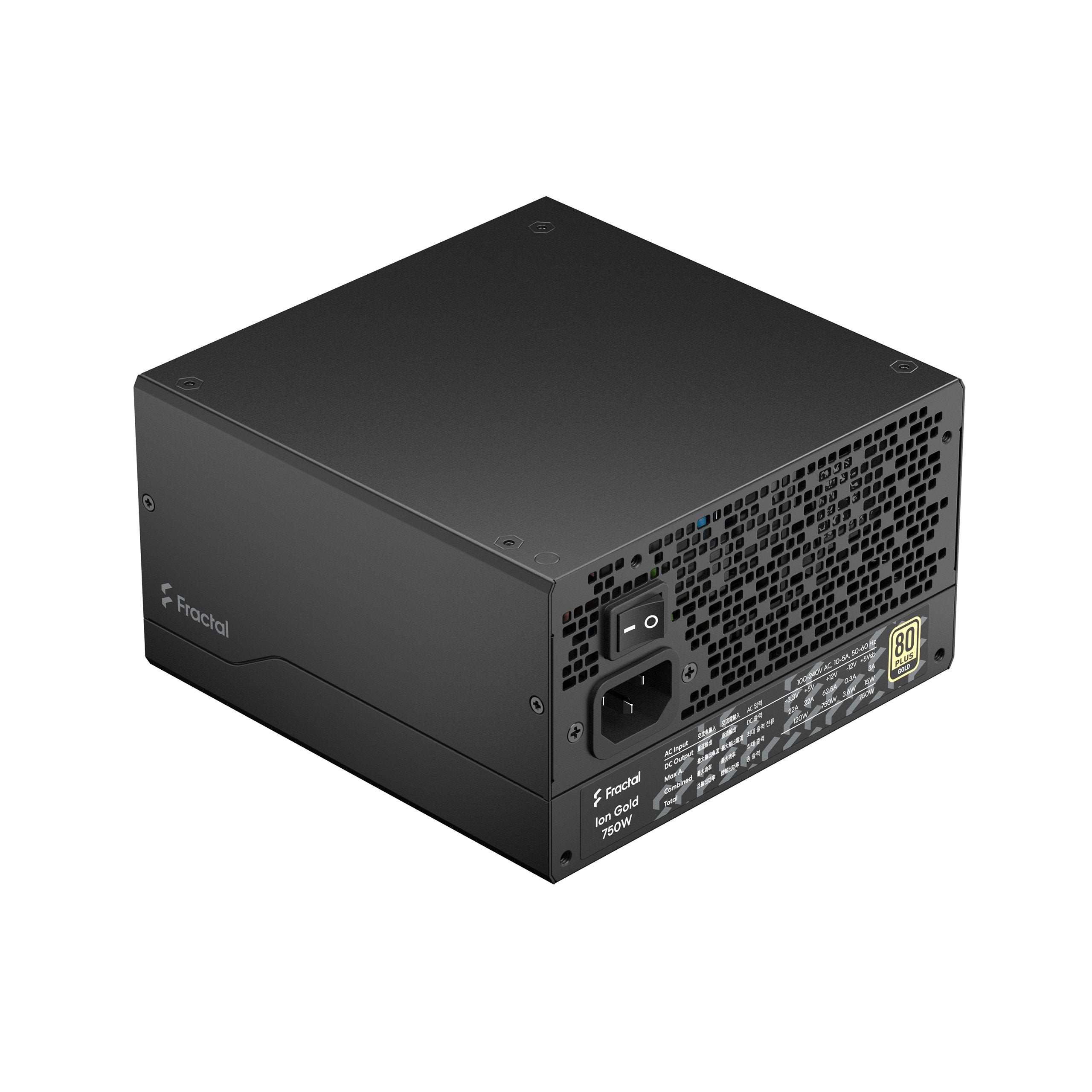 EAN 7340172702795 - Fractal Design Ion+ 750W Gold unidad de fuente de alimentación 24-pin ATX ATX Negro imagen 12