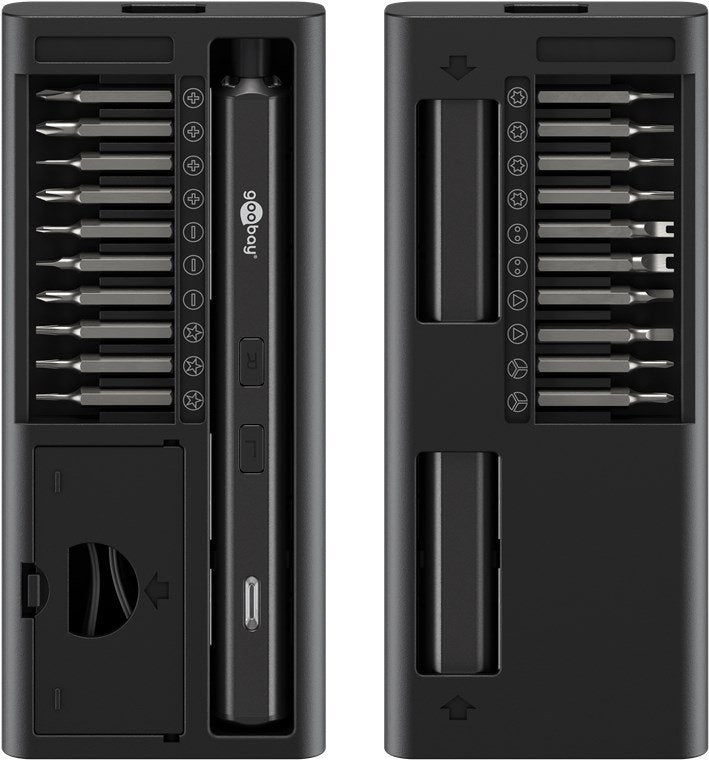 EAN 4040849778384 - Goobay 77838 destornillador eléctrico y llave de impacto Negro imagen 2