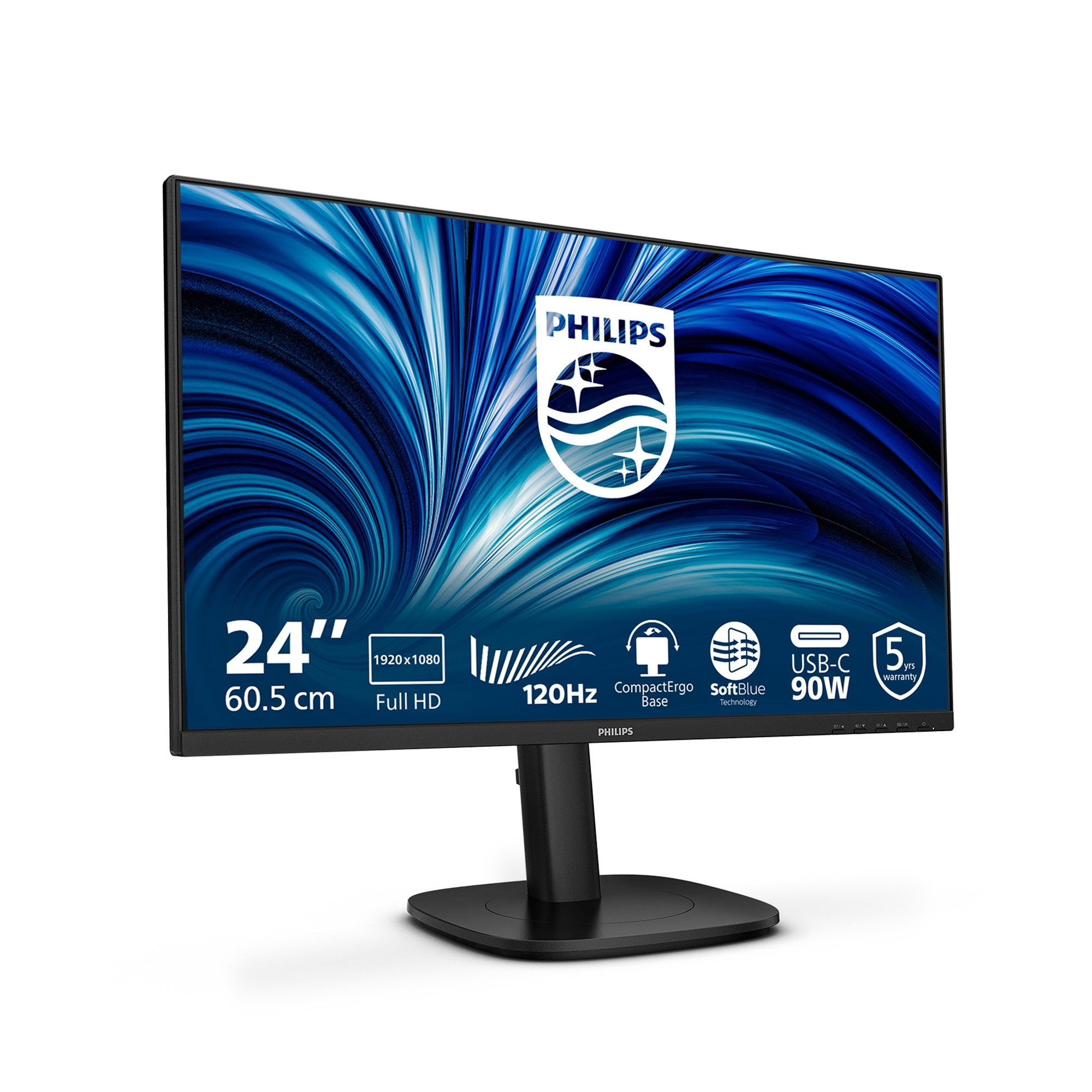 EAN 8721038002461 - Philips 3000 series 24B2U3301/00 pantalla para PC 60,5 cm (23.8") 1920 x 1080 Pixeles Full HD LCD Negro imagen 2