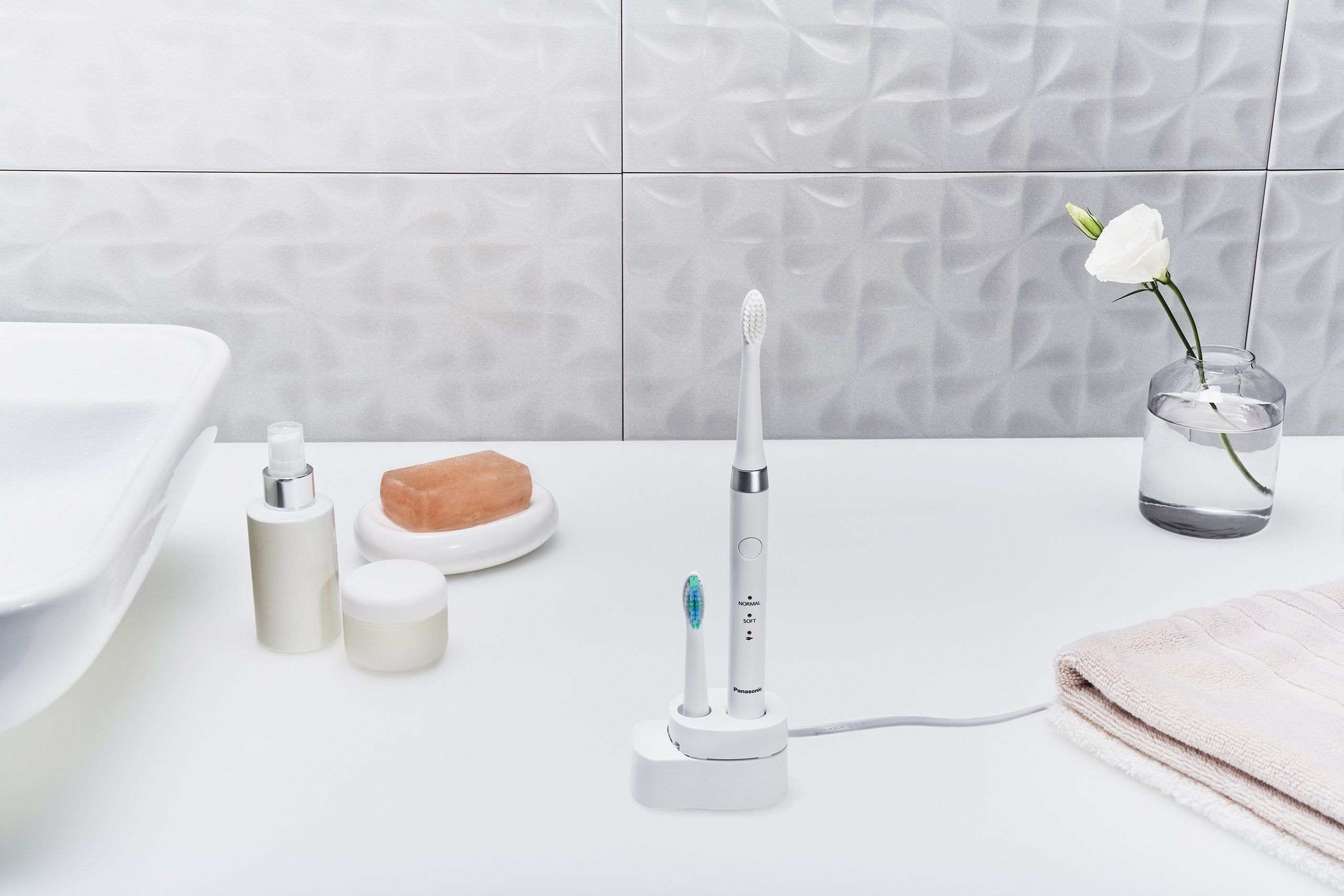 Recambio De Cepillo De Dientes Panasonic Wew0974w503 Cabezales, 2 Uds