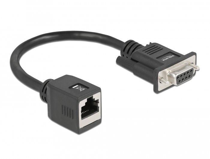 Delock Serie Rs-232/422/485 Adaptador Db9 Hembra A Rj45 Hembra