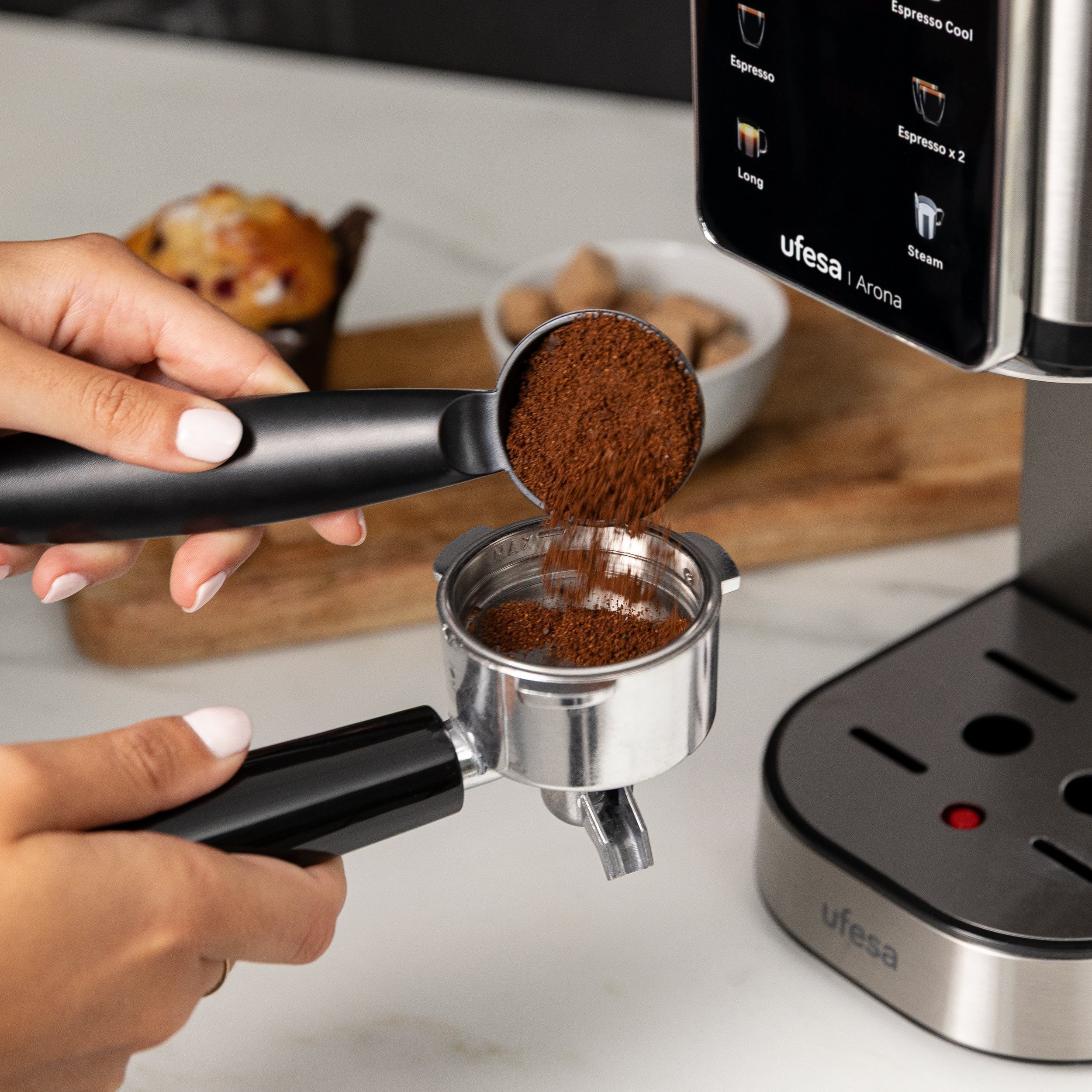 Pae Cafetera Expresso Manual Ufesa Arona 20 Bares 1360w 71706117