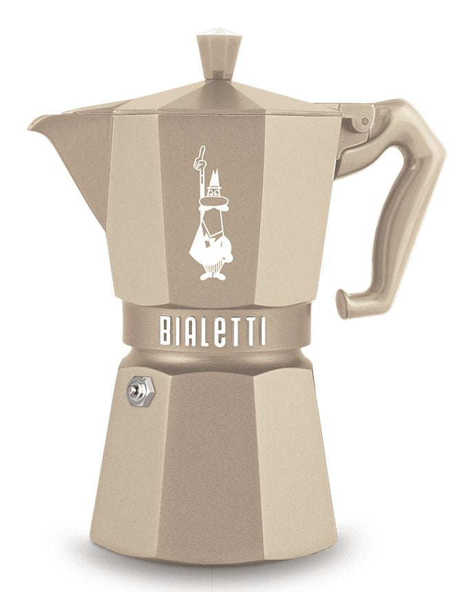 Bialetti 0009078, Mokka-Kanne, Arena, Aluminium, Acero, 6 Tassen, Thermoplast, 1 Unidades(E)