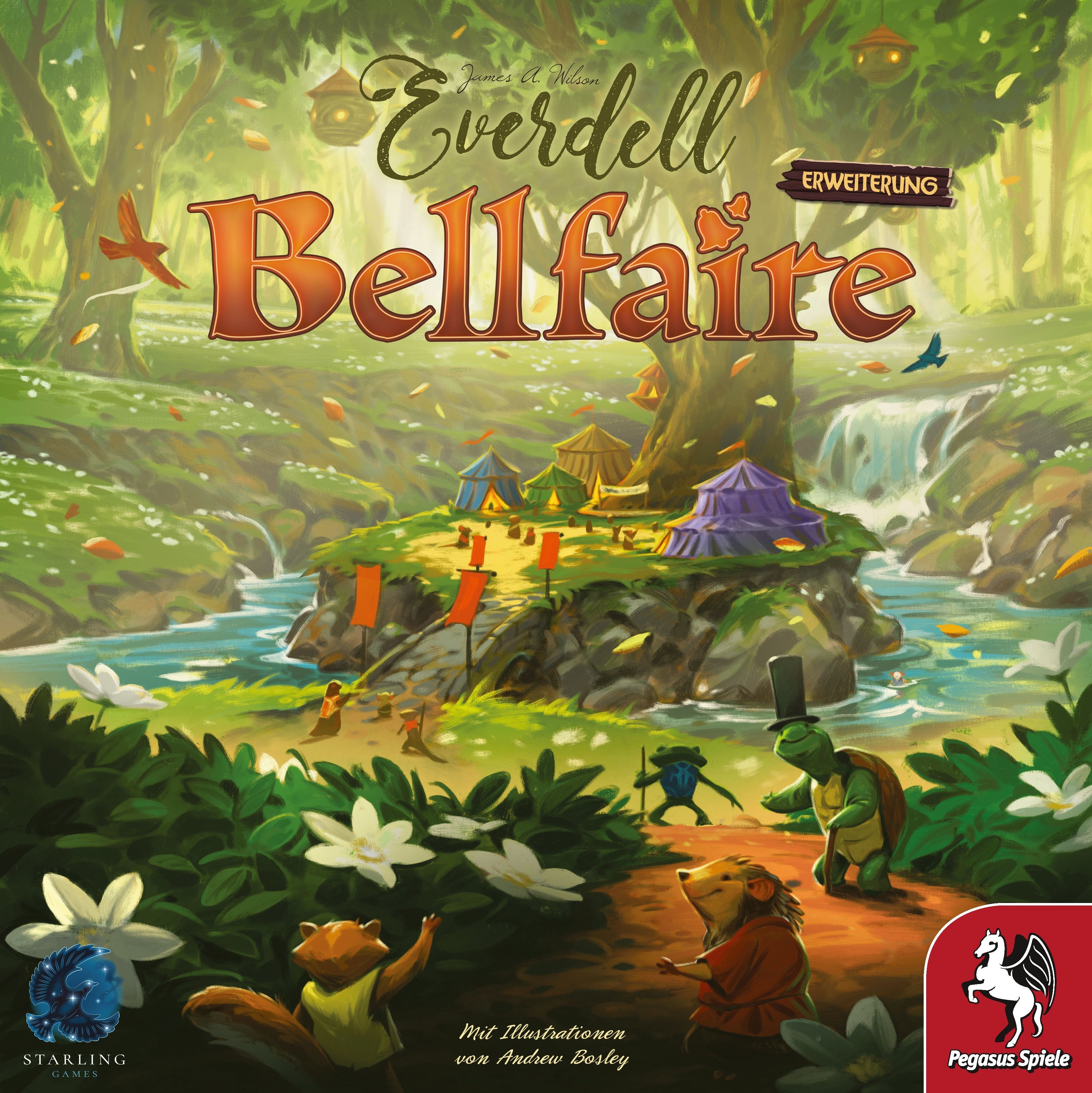 Pegasus Everdell: Bellfaire, Extensión Del Juego De Mesa 57602g