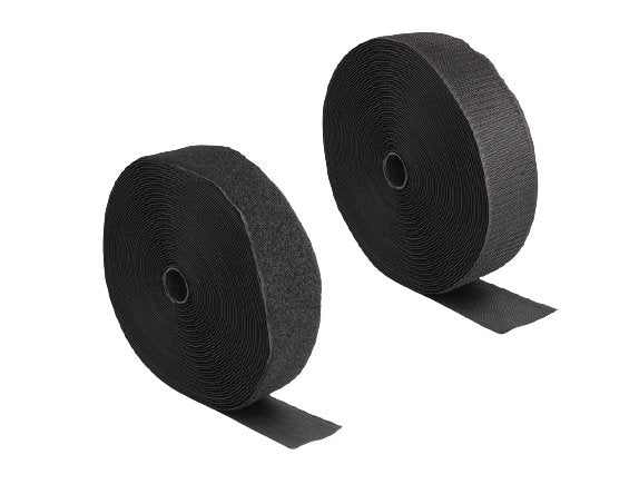 Delock Cinta De Velcro De Alta Resistencia L 15 Mx W 50 Mm Negra