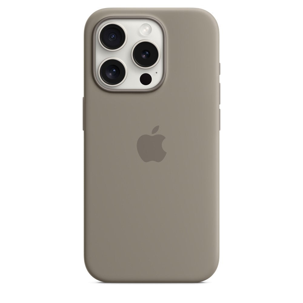 Iphone 15 Pro Silicone Case With Magsafe - Clay