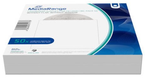 Mediarange Pappmecktaschen O.Lasche U.Sichtf.,50er-Pack,Ws
