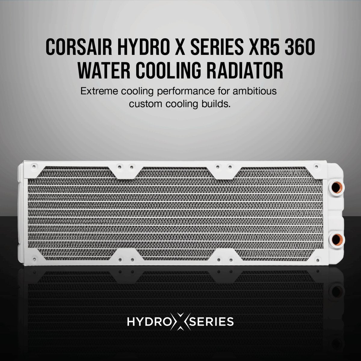 Radiador De Refrigeración Por Agua Hydro X Series Xr5 360mm Blanco (Cx-9030008-Ww)