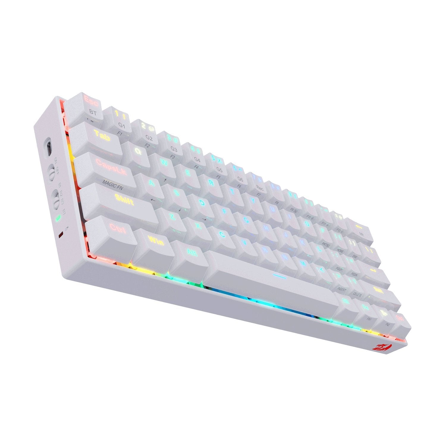 EAN 6950376778109 - REDRAGON K530 RGB teclado Juego USB + Bluetooth QWERTY Inglés Blanco imagen 3