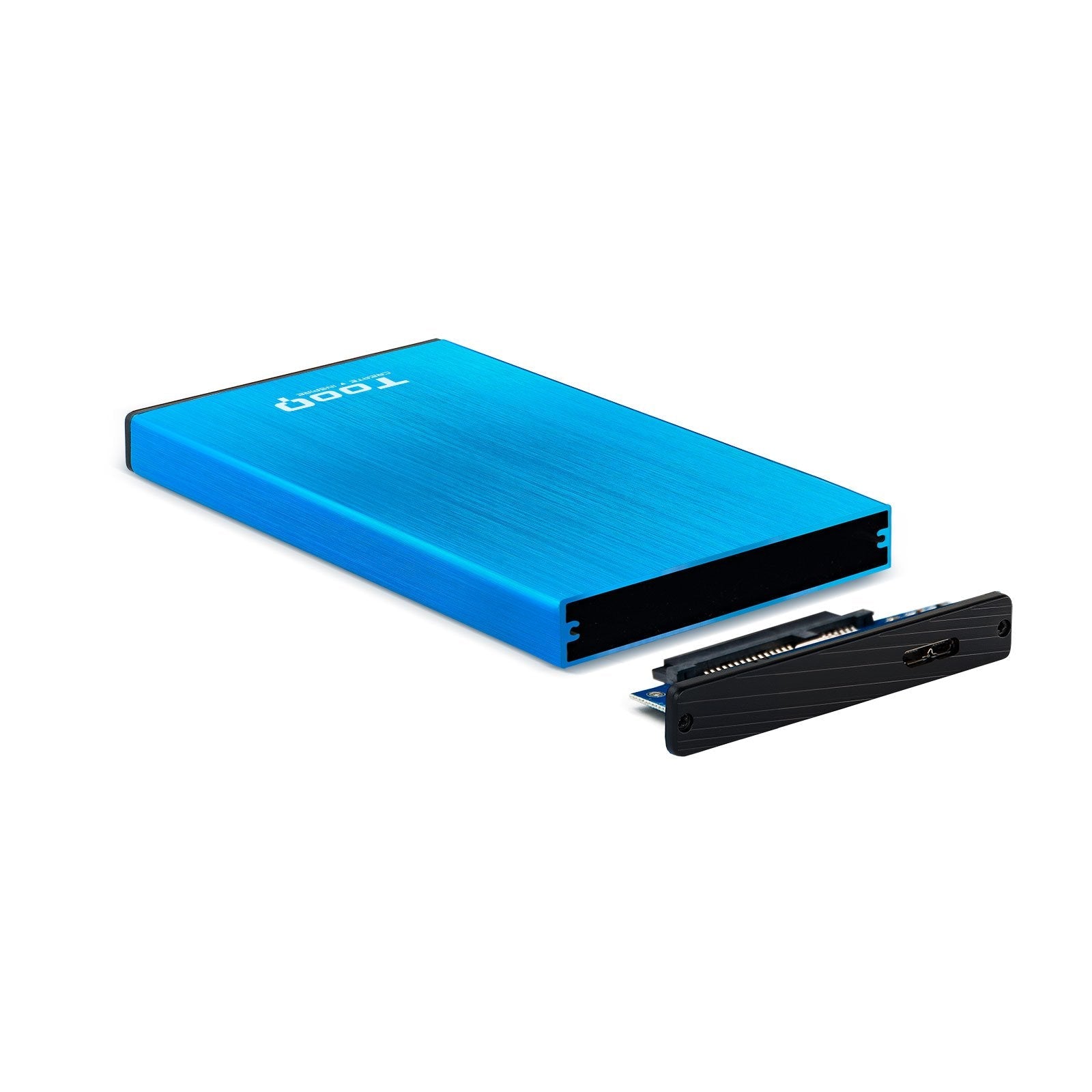 Tooq Carcasa Externa Hdd/Sdd 2.5" Hasta 9,5mm Sata Usb 3.0 - Azul