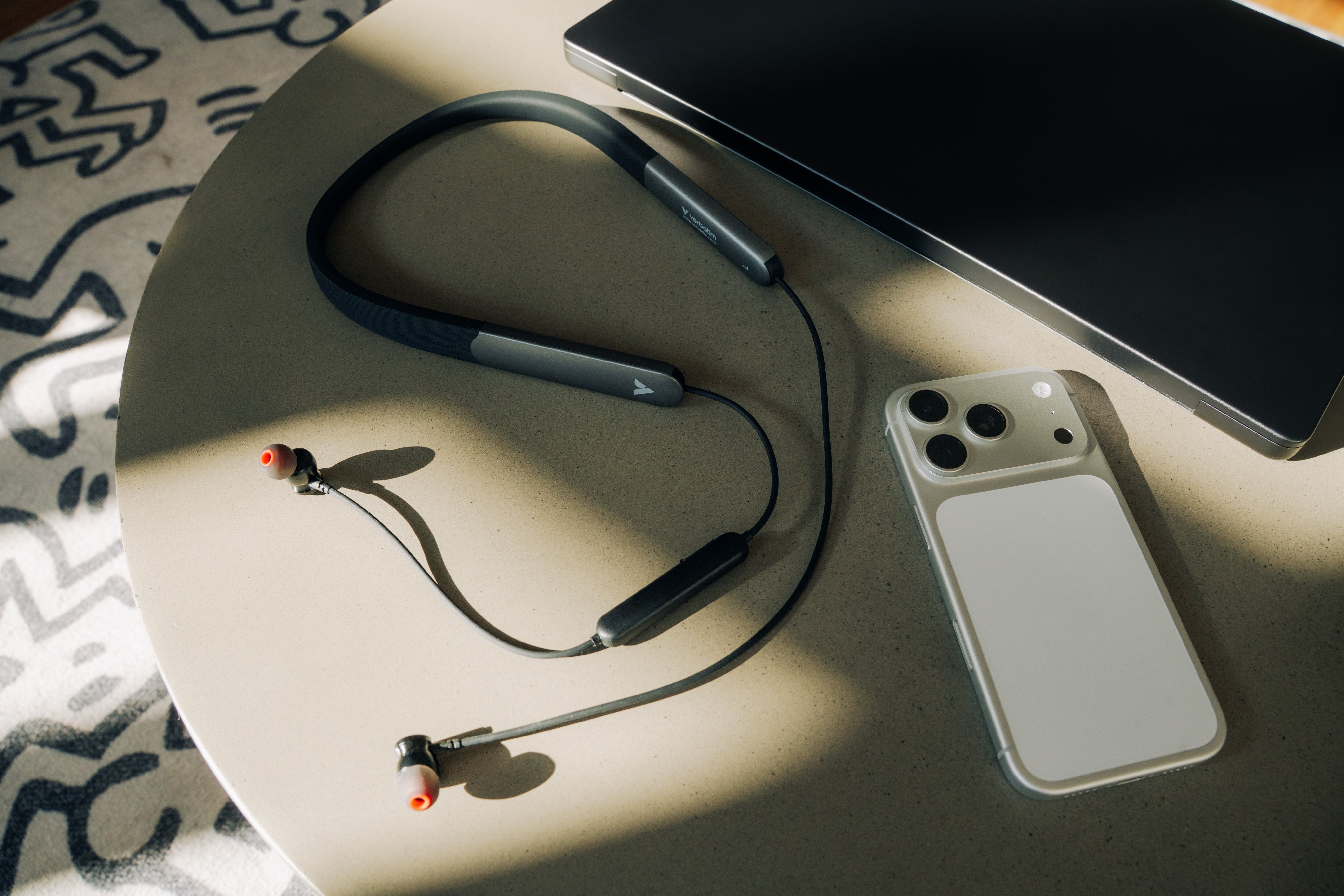Trusound Pro Neckband Earbuds, Black