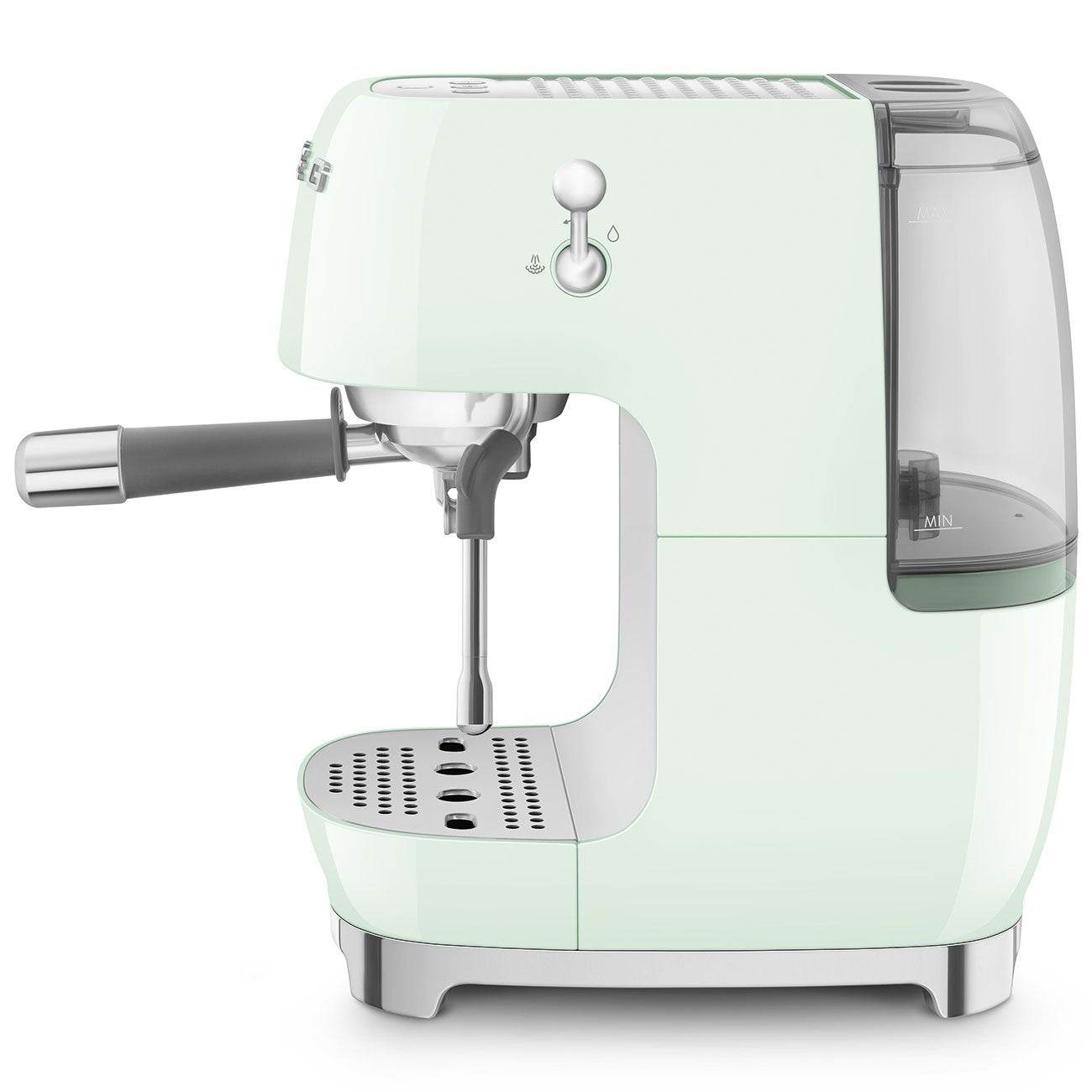 Smeg Espressomaschine Ecf03pgeu, Thermoblock, Cold Brew, Dampfdüse, 1.4l, 1650w