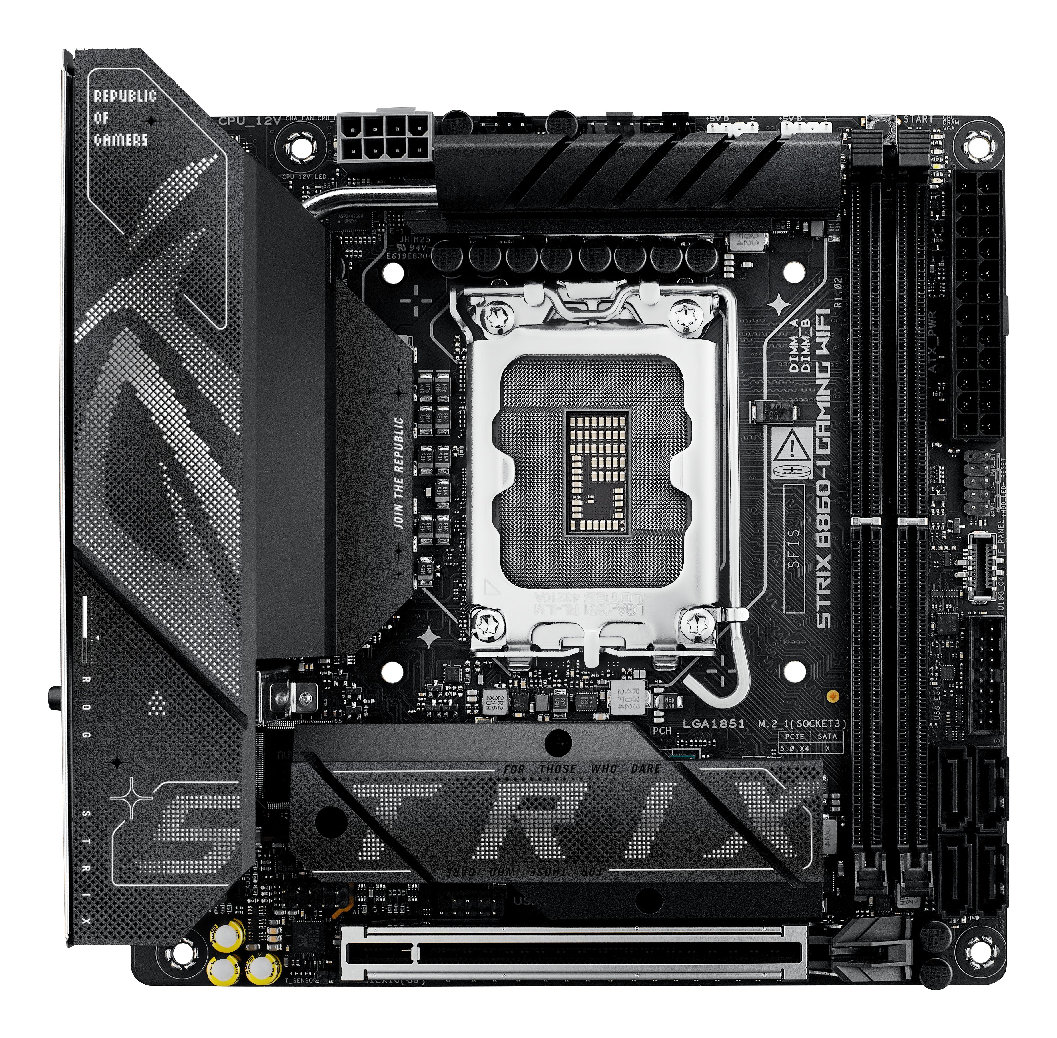EAN 4711387815991 - ASUS ROG STRIX B860-I GAMING WIFI Intel B860 LGA 1851 (Socket V1) mini ITX imagen 1