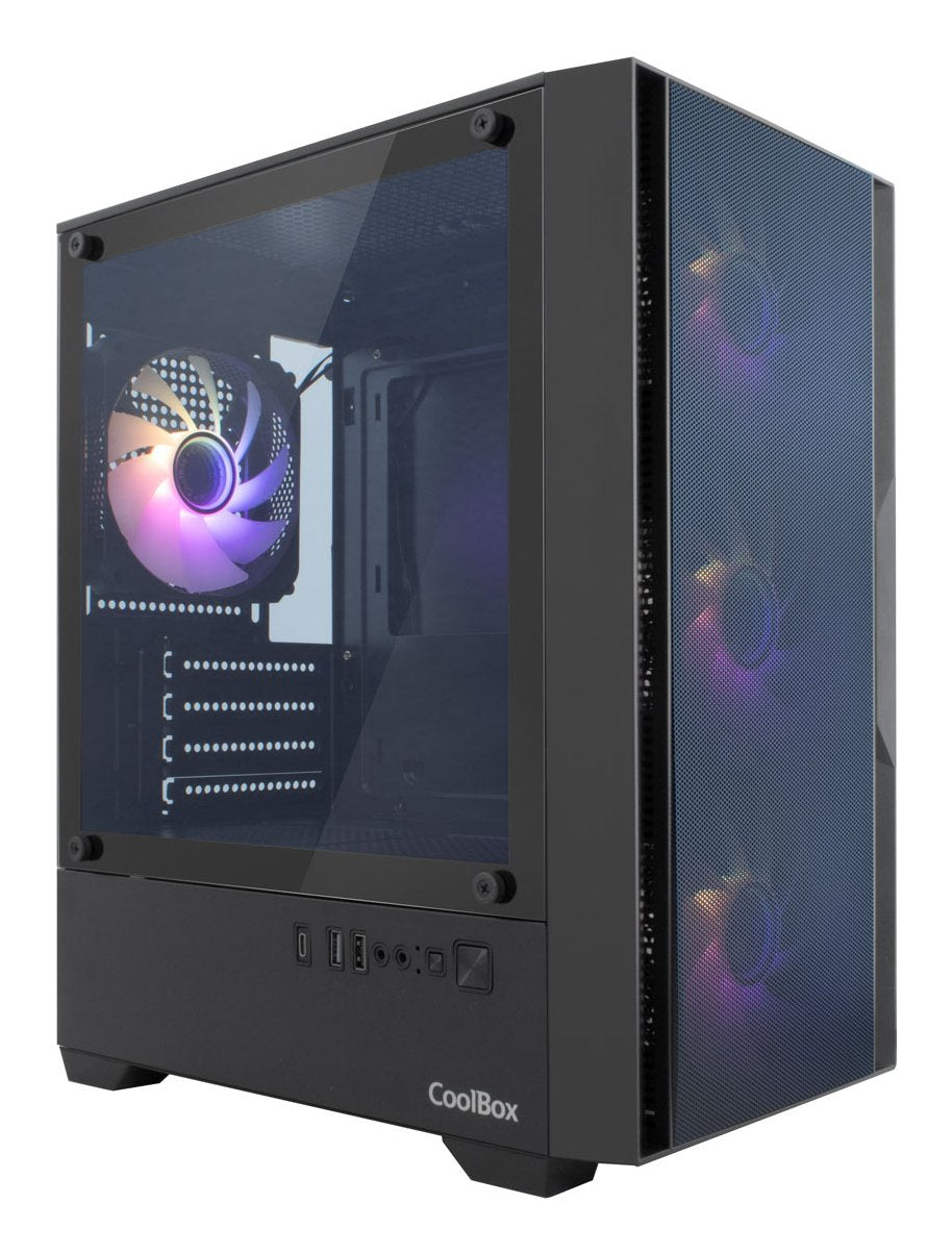 EAN 8436624420733 - CoolBox GM220 MPFusion Micro Torre Negro imagen 1