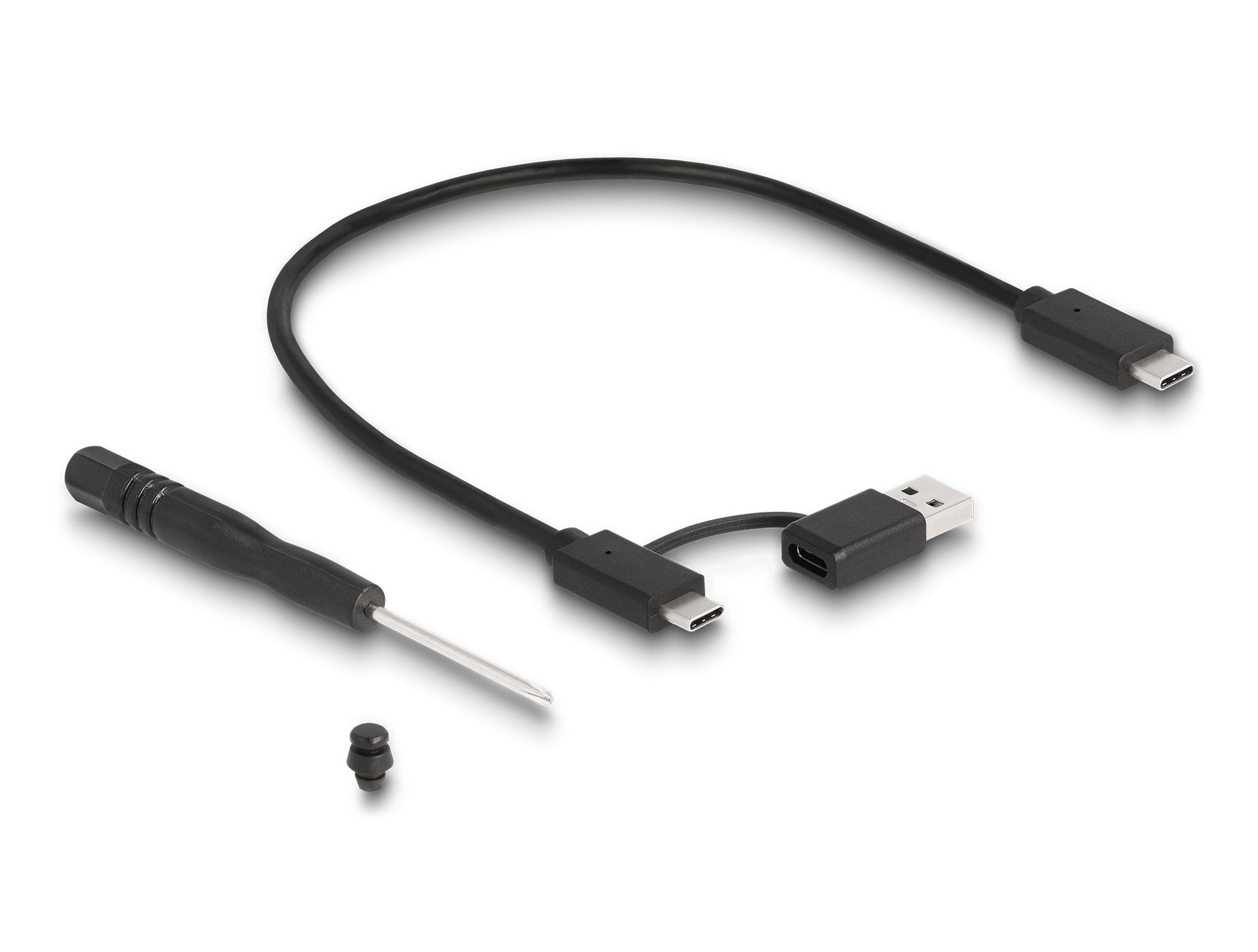 Delock 42015 Caja Externa Para Ssd Gris M.2