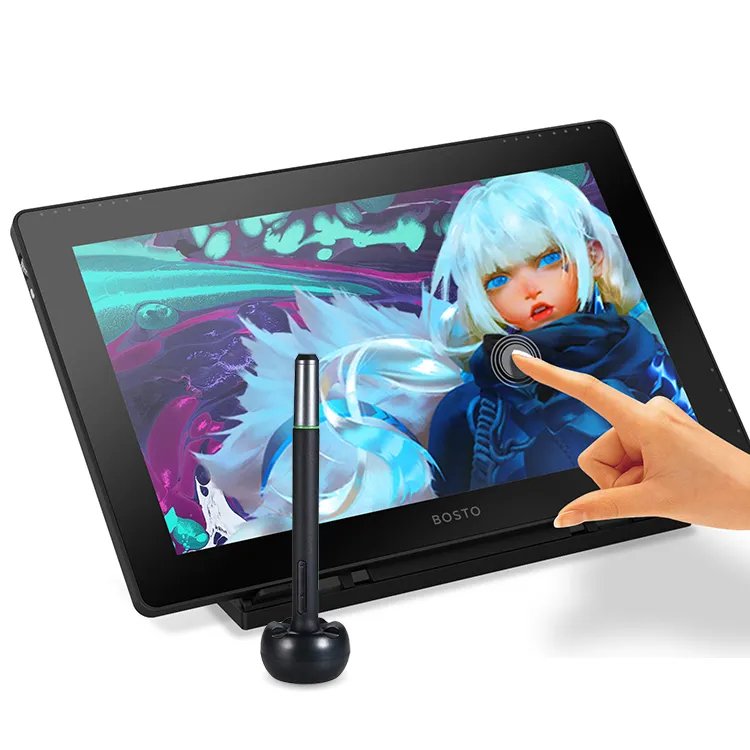 EAN 6972288300162 - BOSTO Graphic Tablet BT-16HDT tableta digitalizadora Negro 5080 líneas por pulgada 345 x 194 mm USB imagen 2
