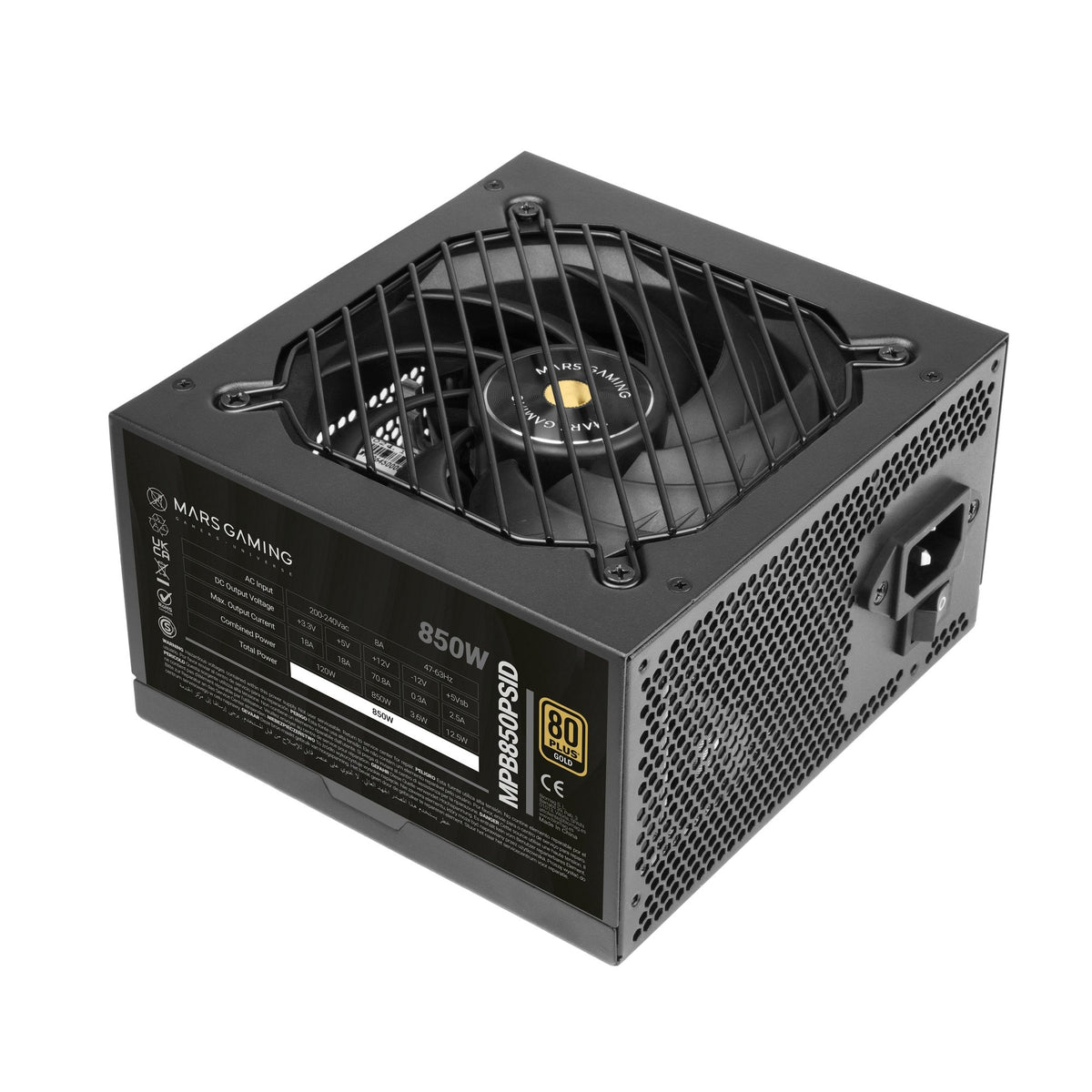 EAN 8435693115915 - Mars Gaming MPB850PSID unidad de fuente de alimentación 850 W 24-pin ATX ATX Negro imagen 1