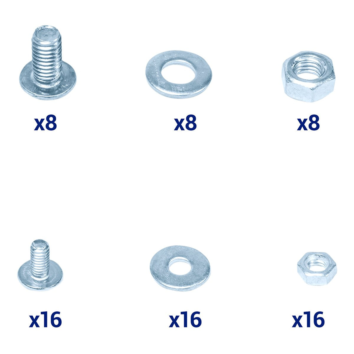 Unykach Pack De Railes Para Armario Rack 1u/2u/3u/4u