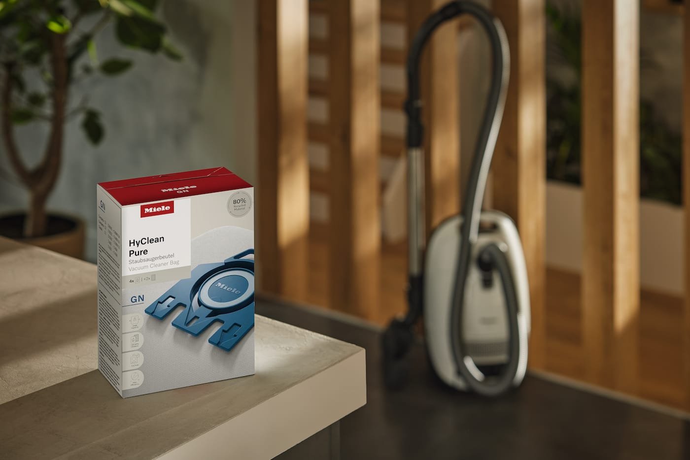 Bolsas Miele Gn Hyclean Pure Aspiradora De Tambor Bolsa Para El Polvo