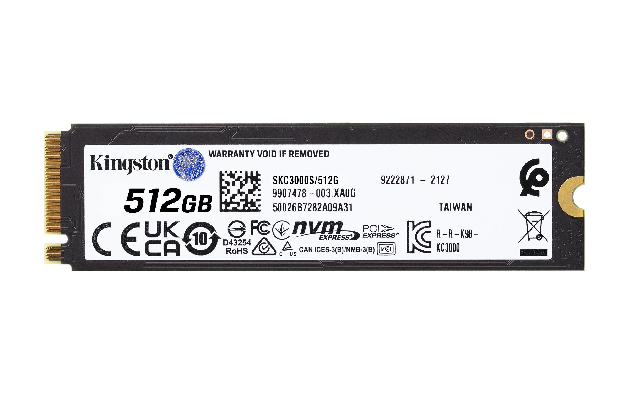EAN 0740617324402 - Kingston Technology KC3000 512 GB PCI Express 4.0 3D TLC imagen 2