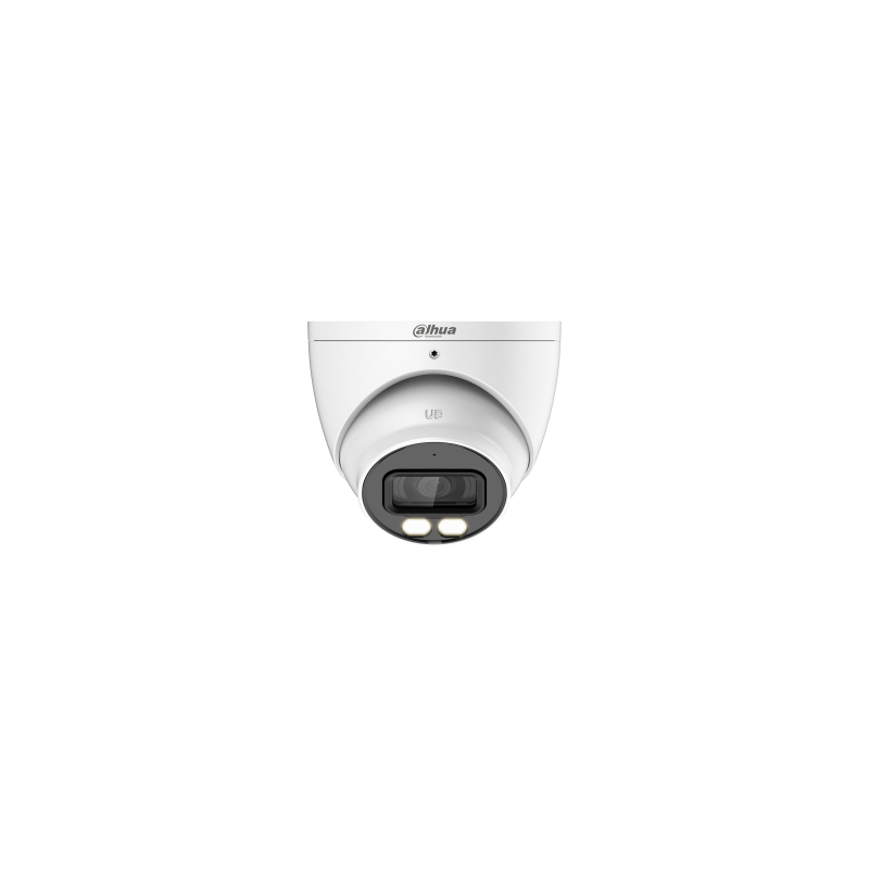 (Dh-Hac-Hdw1809tp-A-Led-0280b) Dahua Cámara Híbrida Domo Lite Full-Color 4k Wdr Con Audio Óptica Fija 2.8mm