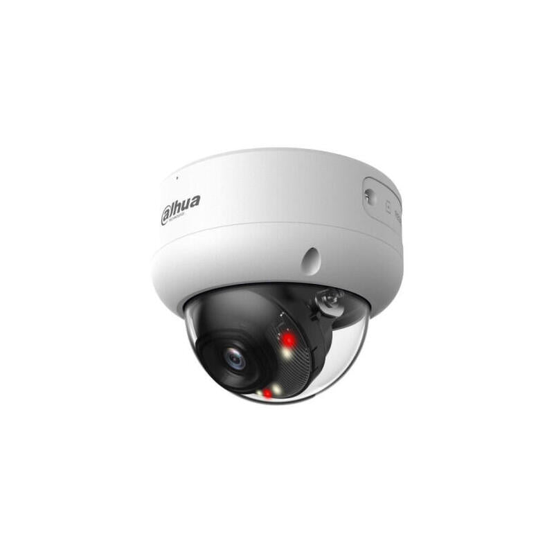 (Dh-Ipc-Hdbw3849ep-S-Il-0280b) Dahua Camara Ip Domo Antivandalica 8mp Wizsense Smart Dual Light Acupick Inteligencia Artificial Led Ir Wdr, Micro Integrado, Fija 2.8mm