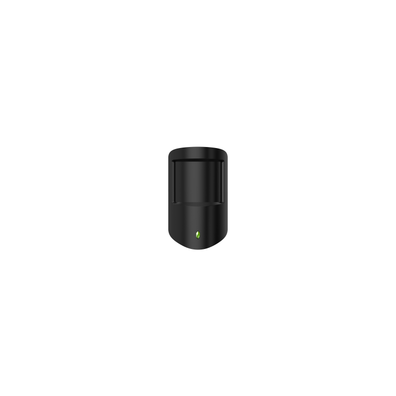 (Dhi-Ard1233-W2(868)-B) Dahua Alarmas Detector Pir Via Radio, Alcance 12m 90º - Color Negro