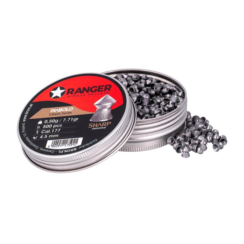 Diábolo Ranger Grooved De 4,5 Mm Punta Afilada Profesional 500 Balines