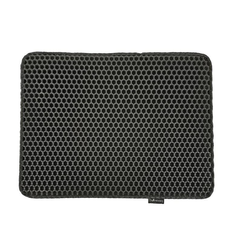 Diamentiq Alfombrilla Rectangular Negra Para Gatos - 40 X 50 Cm